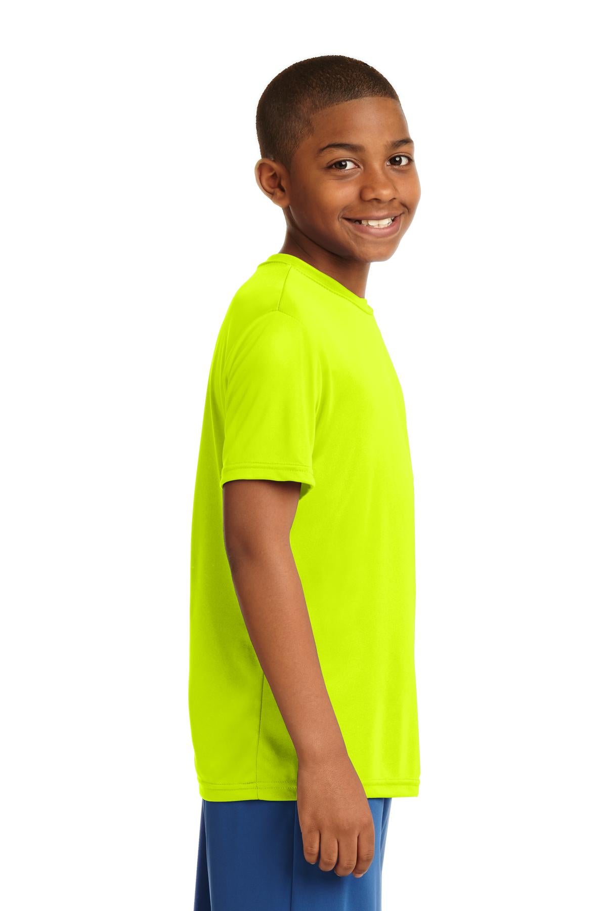 Youth PosiCharge Competitor Tee - Neon Yellow