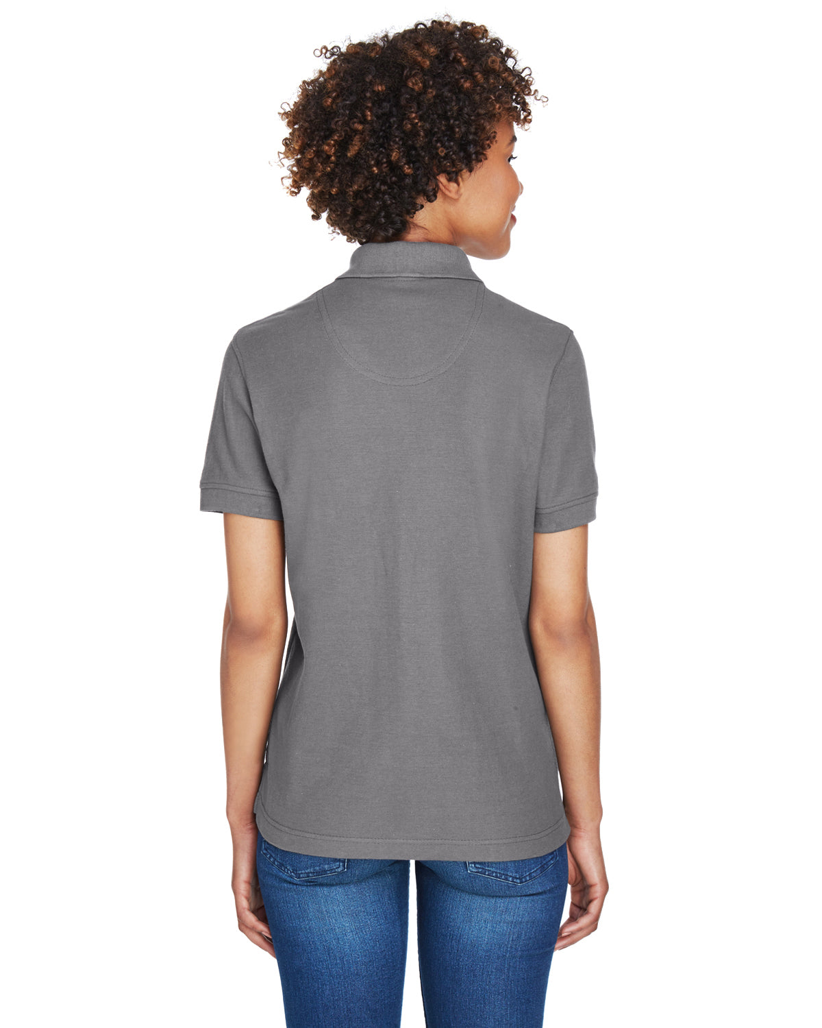 Women's Whisper Piqué Polo - Graphite