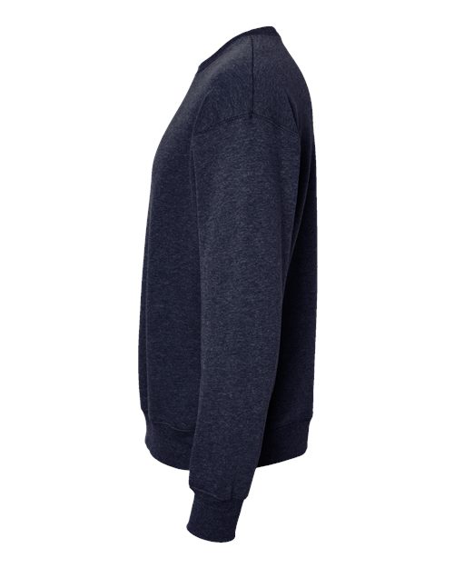 BELLA + CANVAS 3945 Heather Navy — direct side