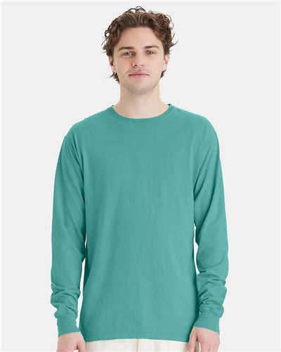 ComfortWash by Hanes GDH200 Spanish Moss — on model front