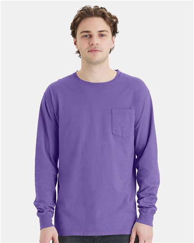 ComfortWash by Hanes GDH250 Lavender — on model front