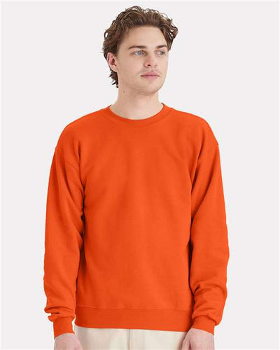 Hanes P160 Orange — on model front