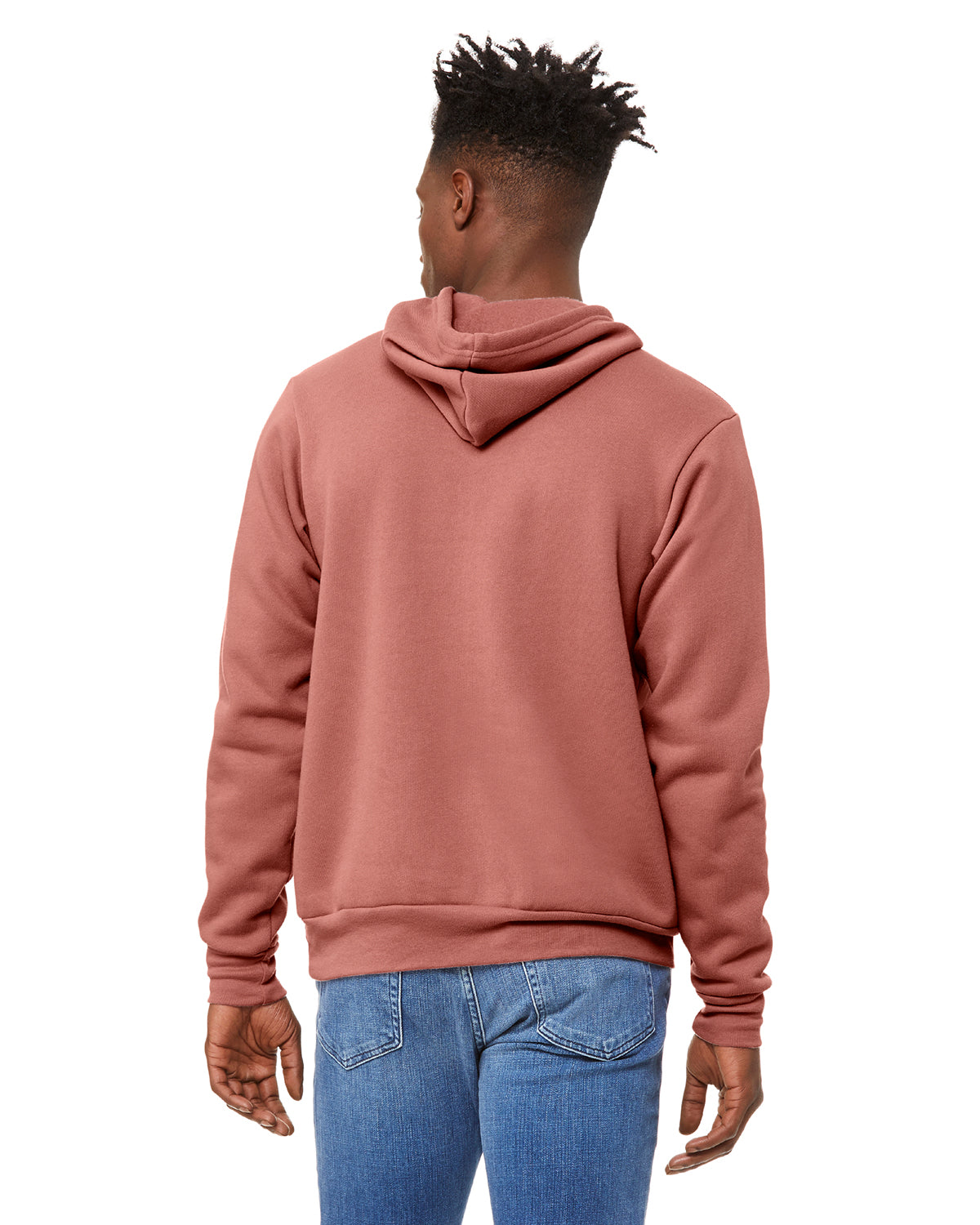 Unisex Sponge Fleece Pullover Hoodie - Mauve