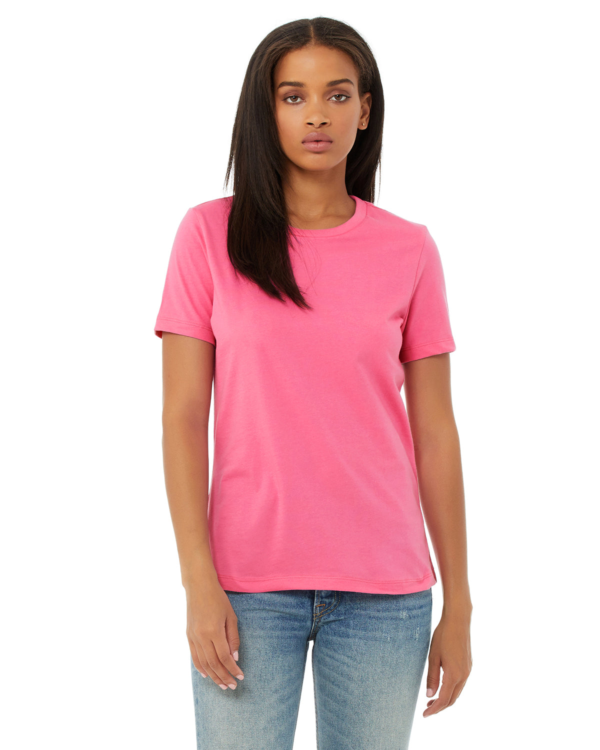 Women's Relaxed Jersey Short-Sleeve T-Shirt - Charity Pink