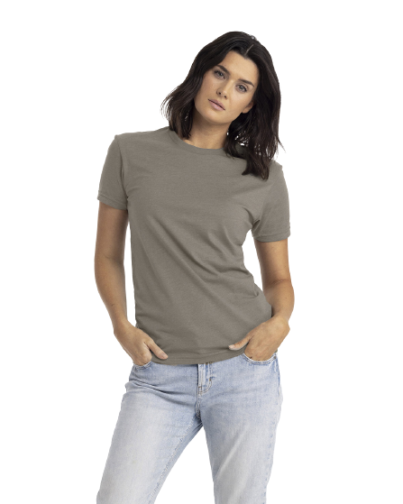 Unisex CVC Crewneck T-Shirt - Warm Gray