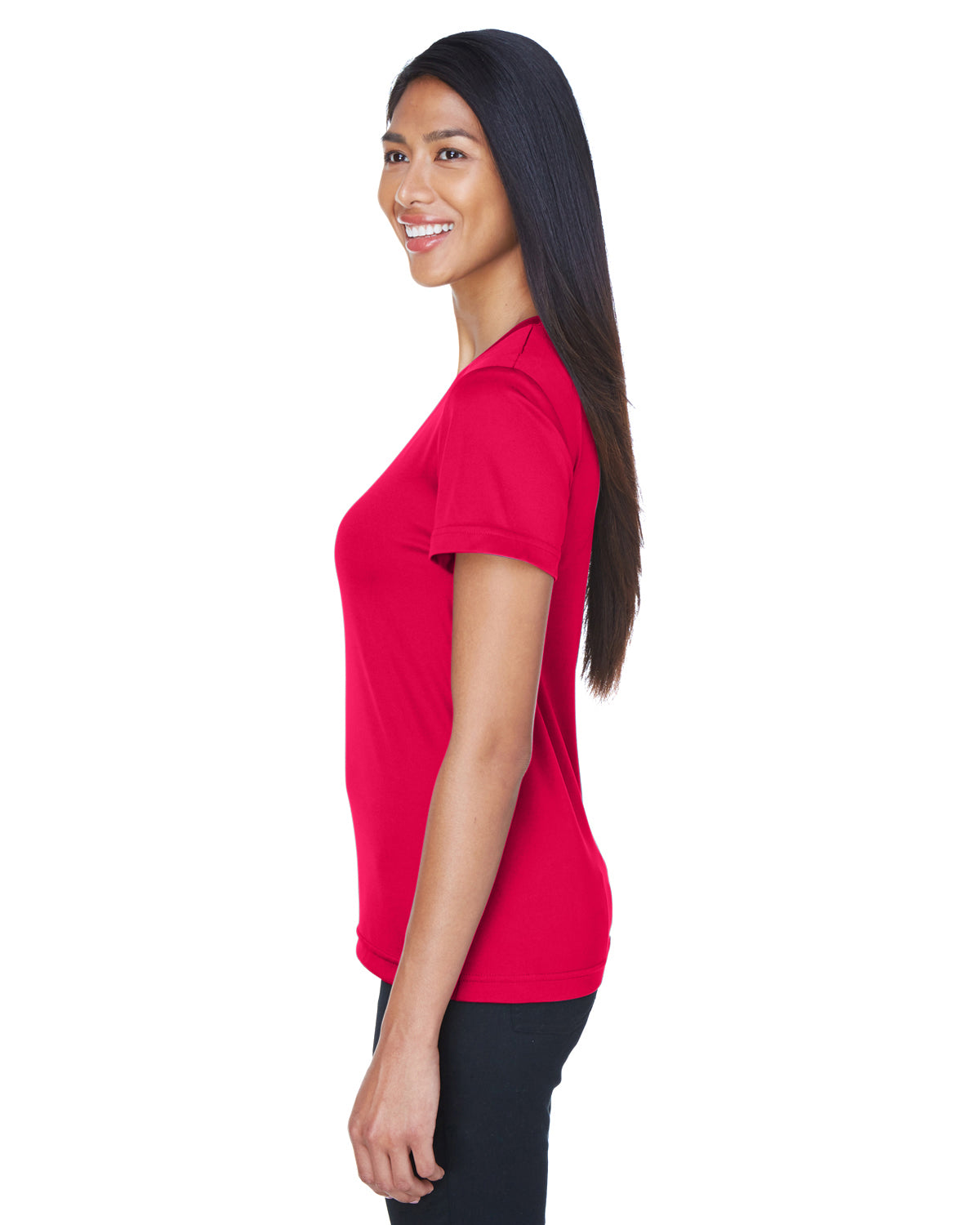 Women's Cool & Dry Basic Performance T-Shirt - Red