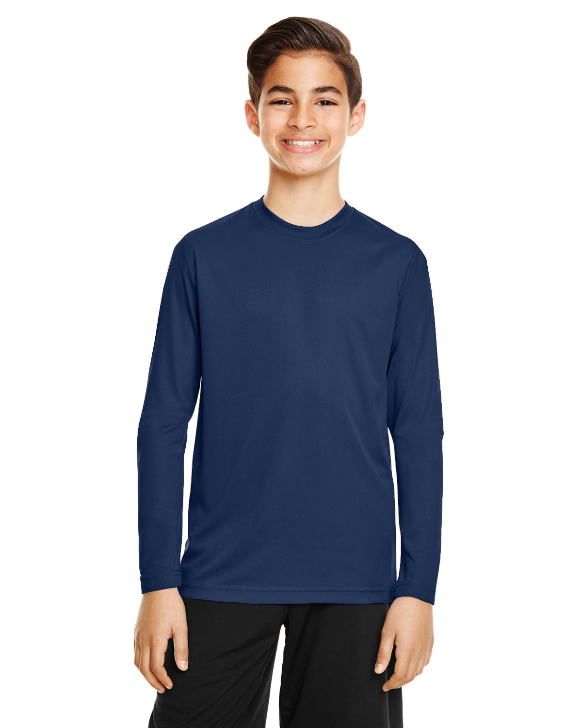 Youth Zone Performance Long-Sleeve T-Shirt - Sport Dark Navy