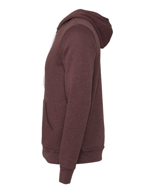 BELLA + CANVAS 3739 Heather Maroon — direct side