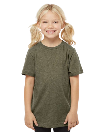 Youth Fine Jersey T-Shirt - Vintage Military Green