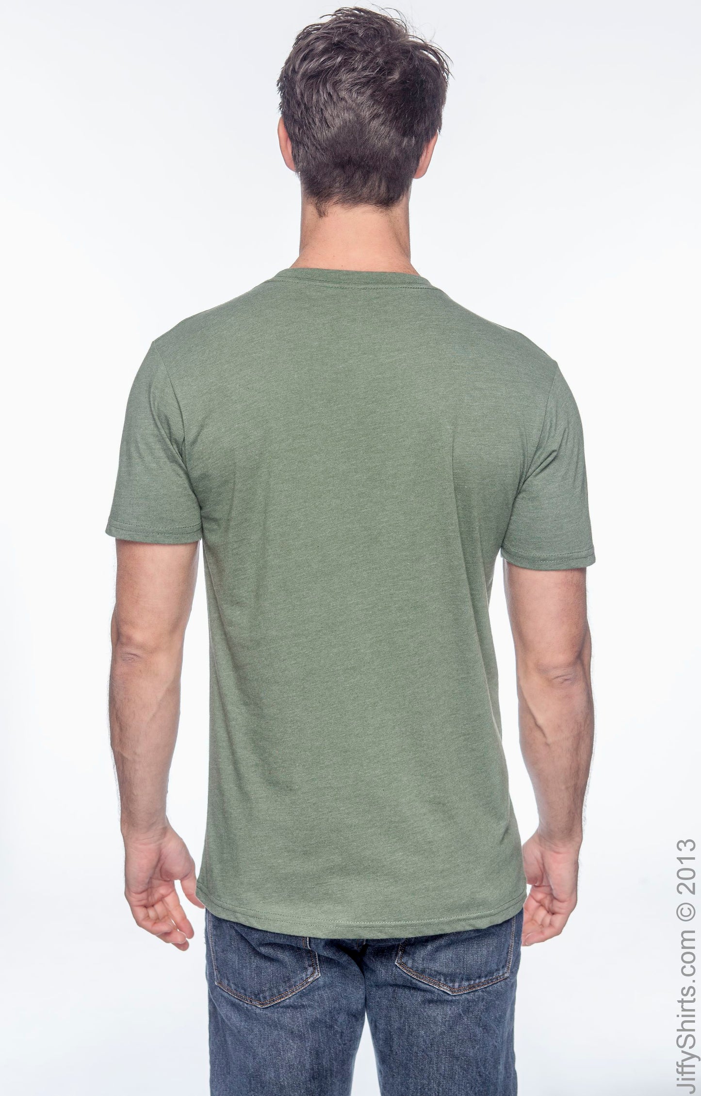 Men's Blended Eco T-Shirt - Asparagus
