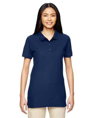 Women's Premium Cotton® Women's Double Piqué Polo - Navy