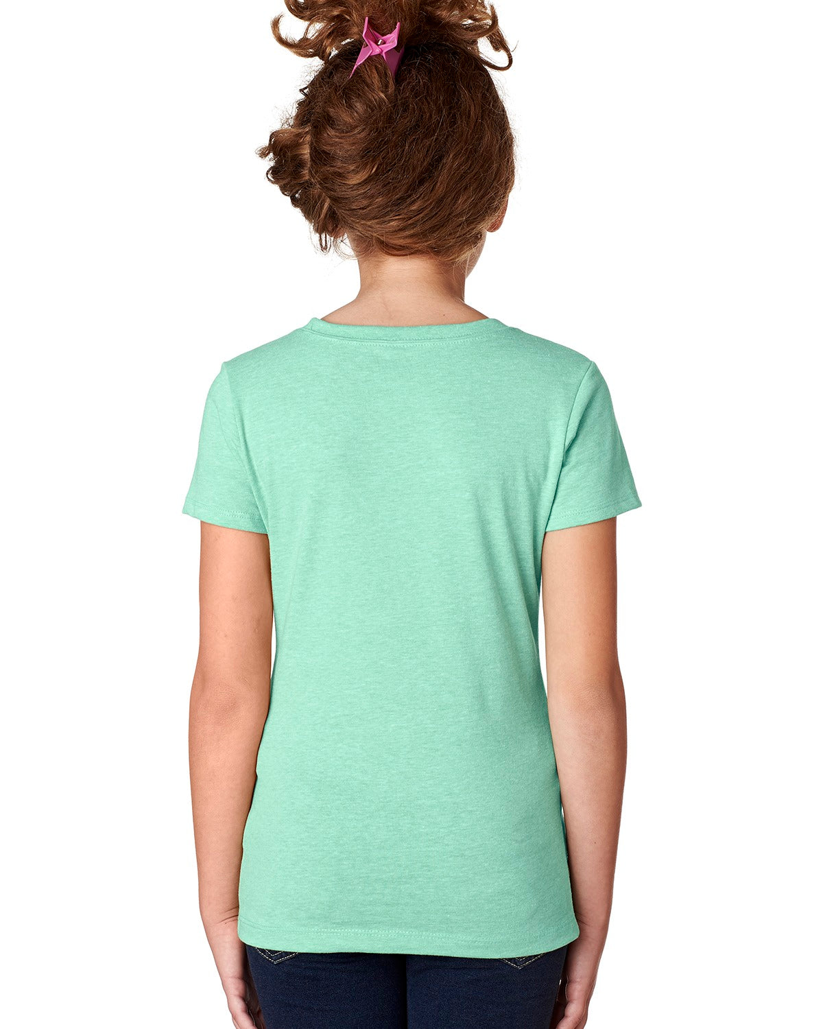 Girl's Youth Princess CVC T-Shirt - Mint