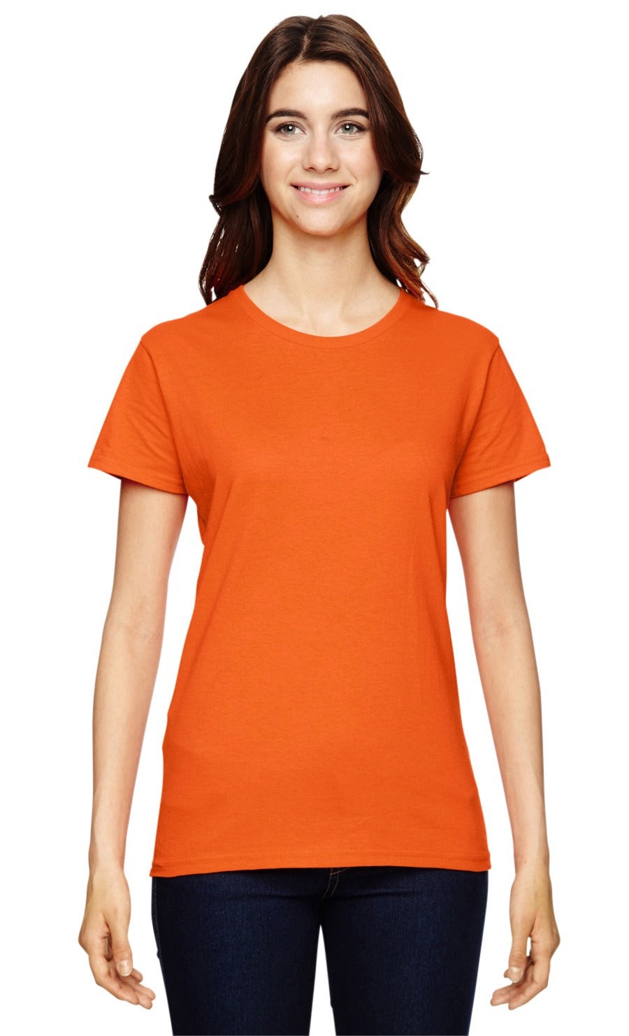 Women's Lightweight T-Shirt - Neon Orange