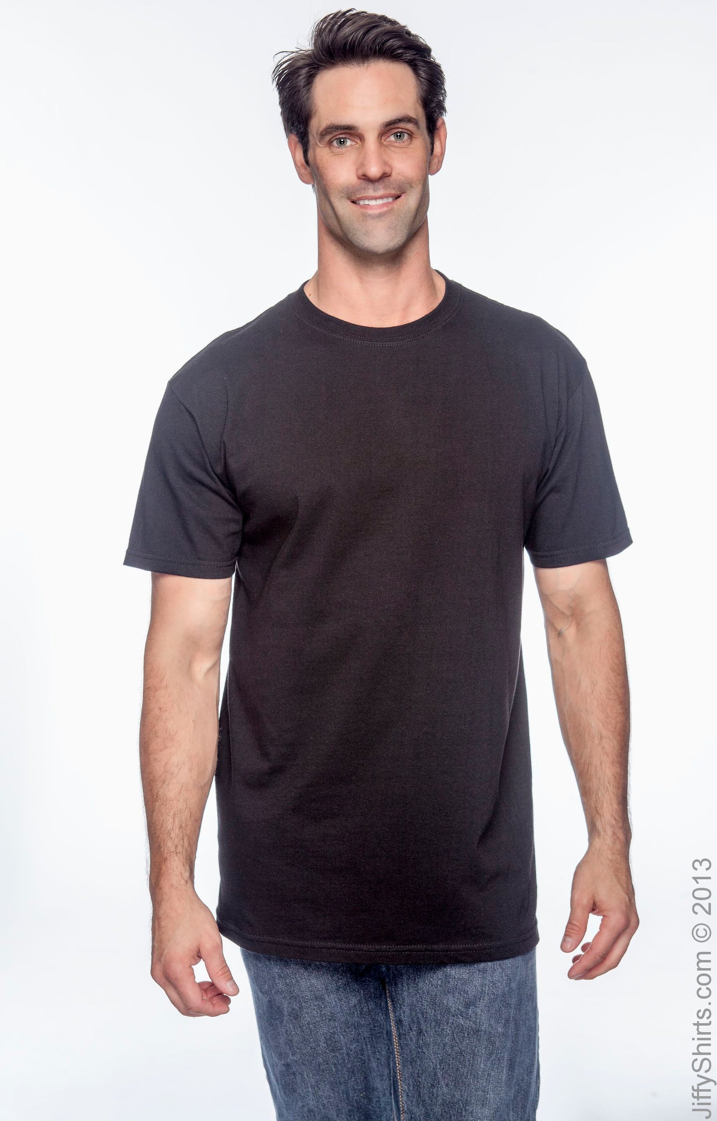 Men's 100% Organic Cotton Classic Short-Sleeve T-Shirt - Black