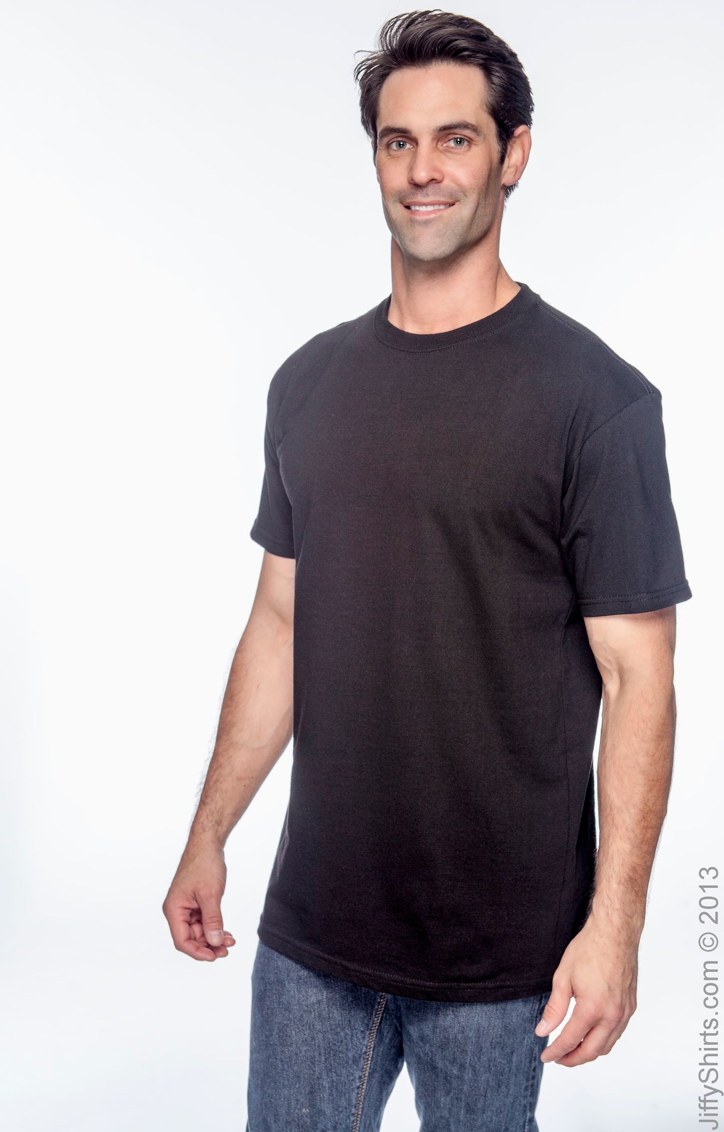 Men's 100% Organic Cotton Classic Short-Sleeve T-Shirt - Black