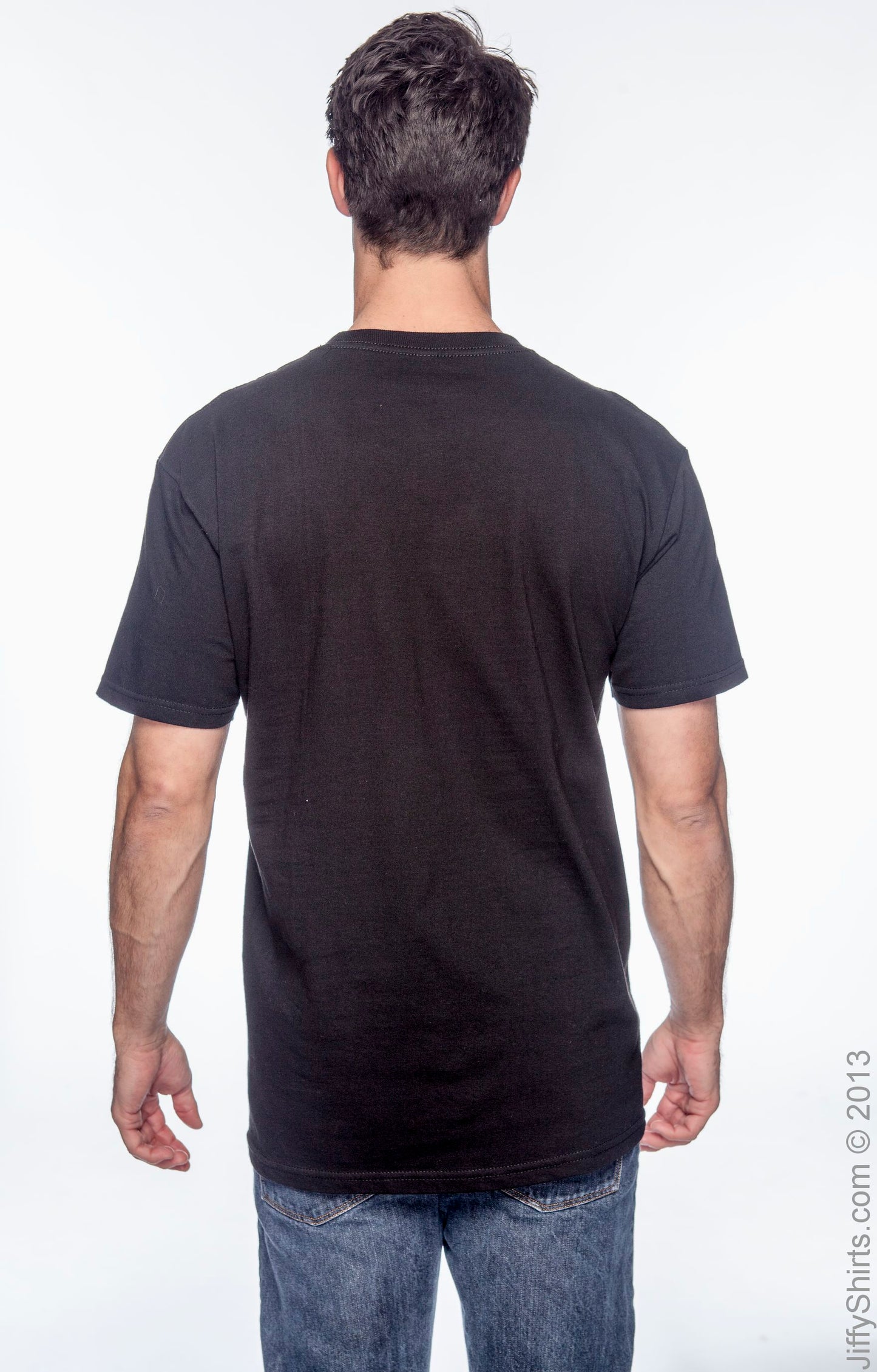 Men's 100% Organic Cotton Classic Short-Sleeve T-Shirt - Black
