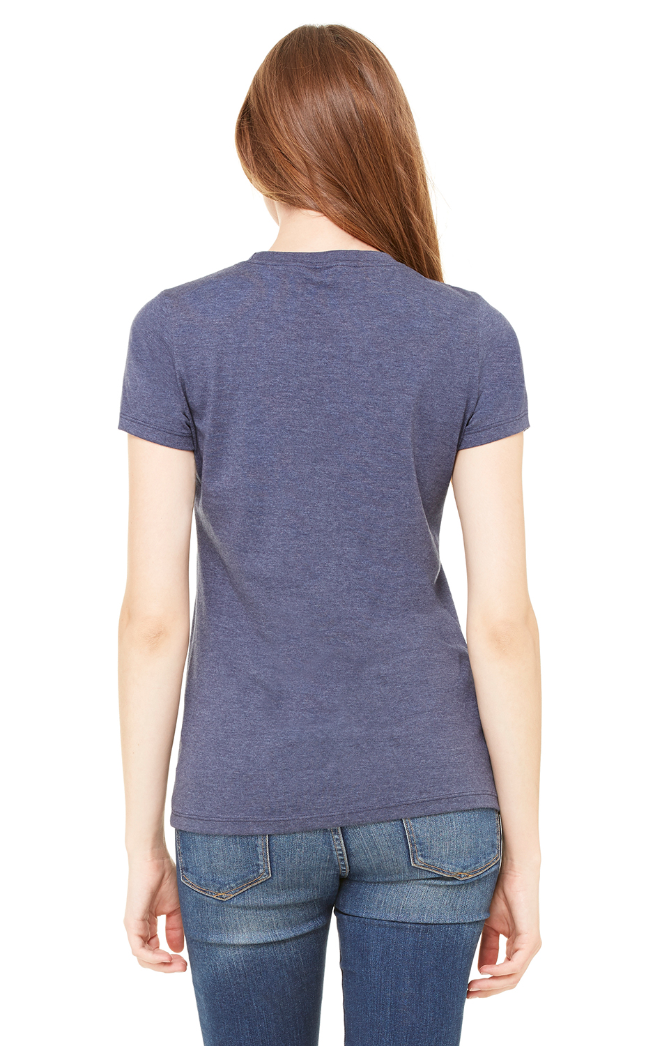 Women's Junior Fit Favorite T-Shirt - Heather Navy