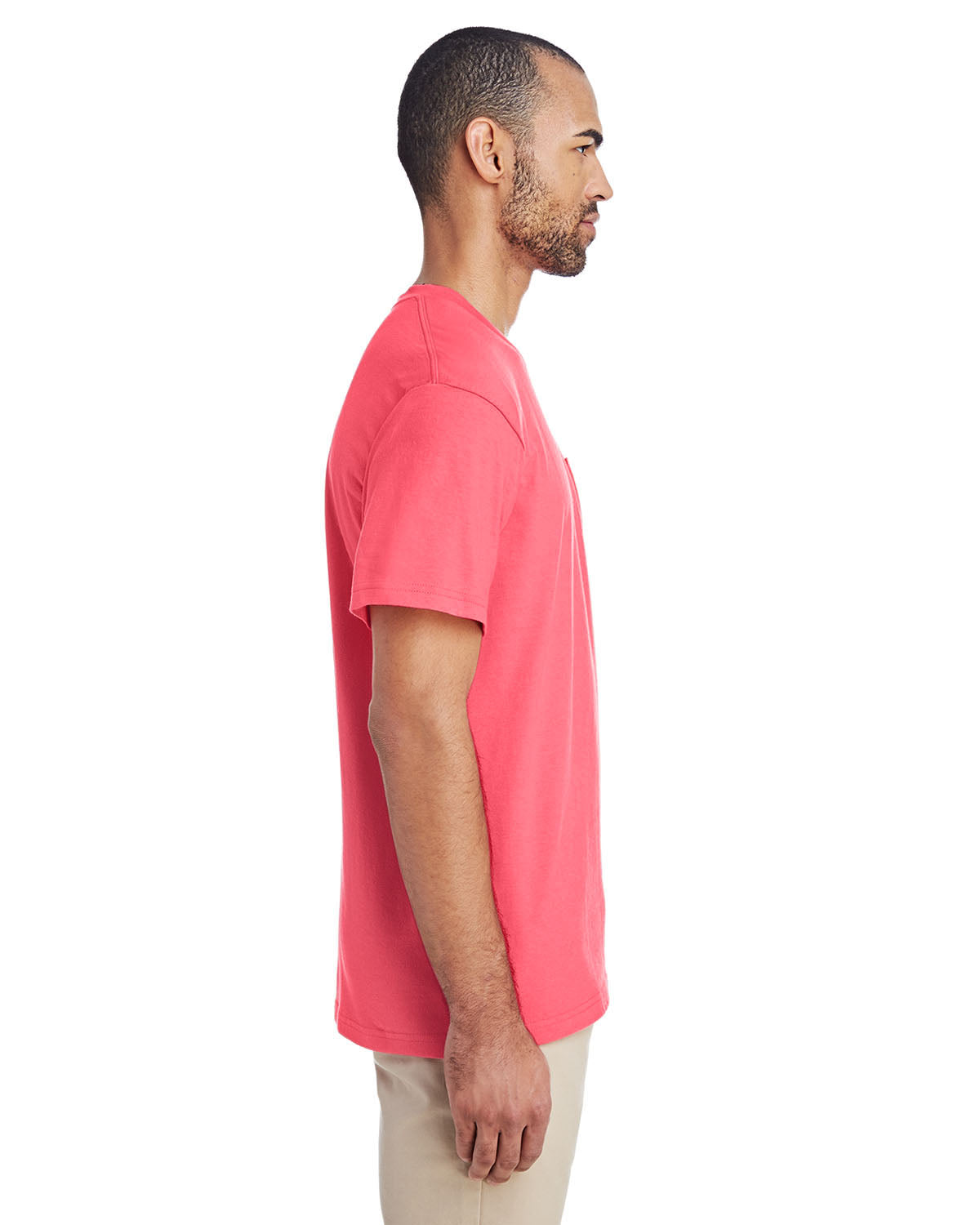 Hammer™ Unisex T-Shirt with Pocket - Coral Silk