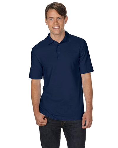 Unisex Double Piqué Polo - Navy