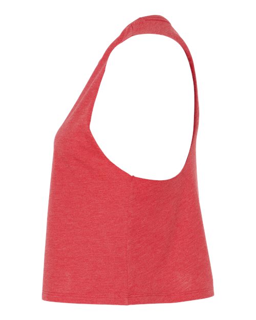 BELLA + CANVAS 6682 Heather Red — direct side