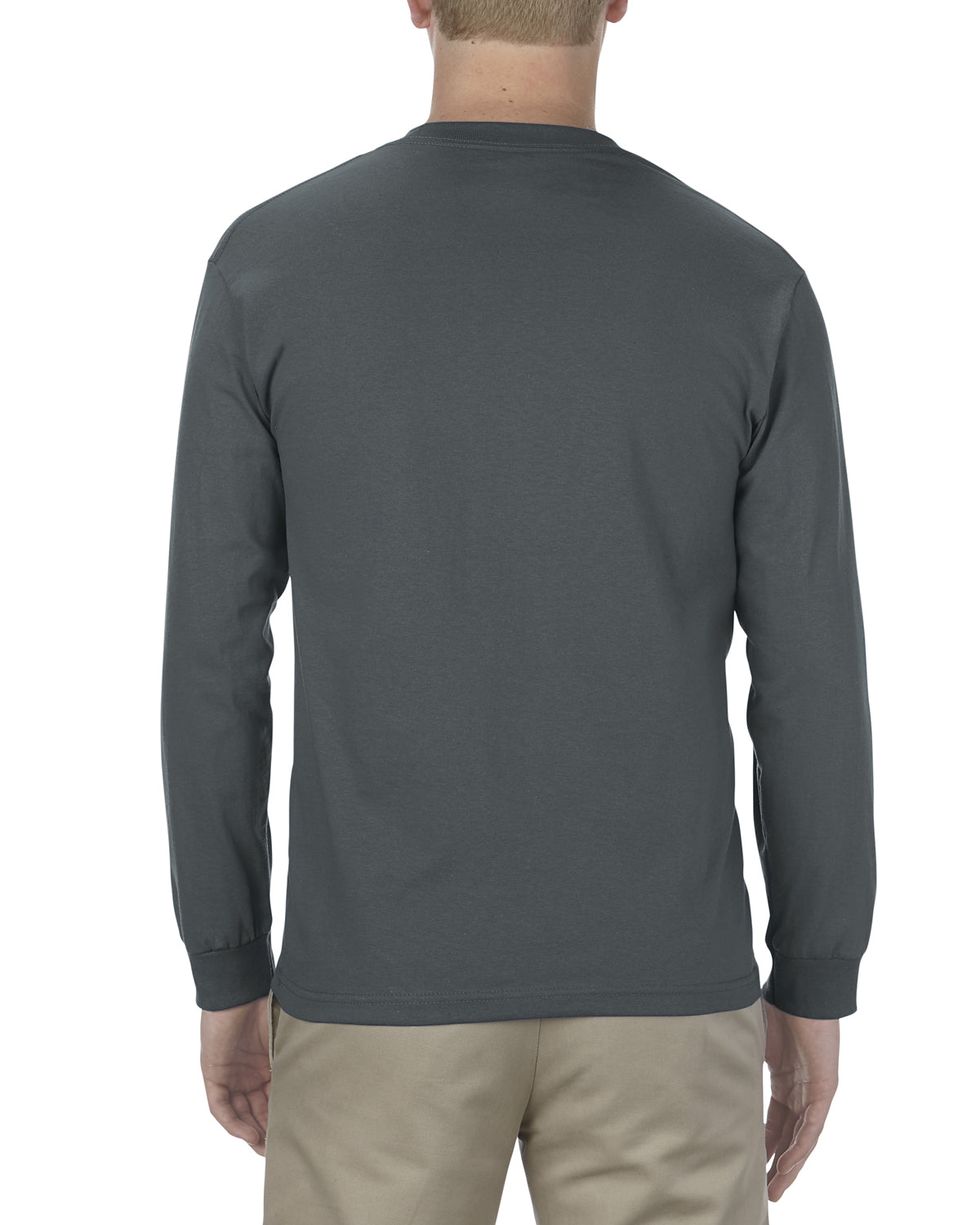 Unisex Heavyweight Cotton Long-Sleeve T-shirt - Charcoal