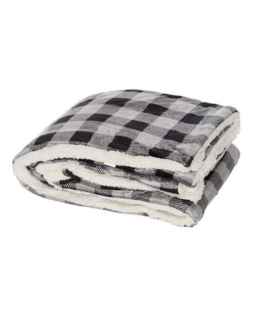 Alpine Fleece 8712 Grey/ Black Buffalo — direct side