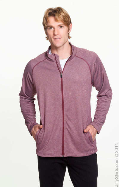 Men's Stretch Tech-Shell® Compass Full-Zip - Burgundy Heather