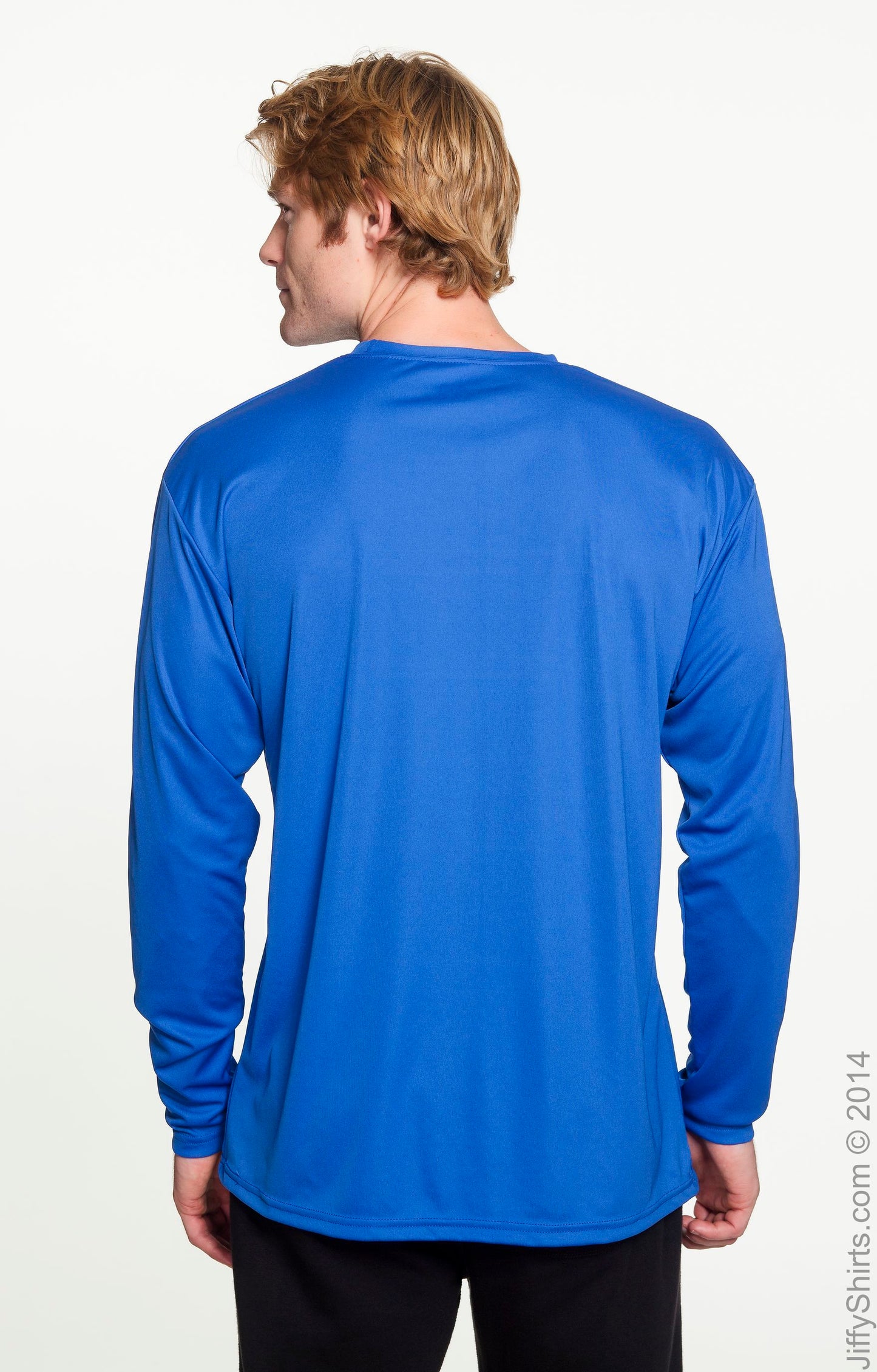 Men's Cooling Performance Long Sleeve T-Shirt - Royal