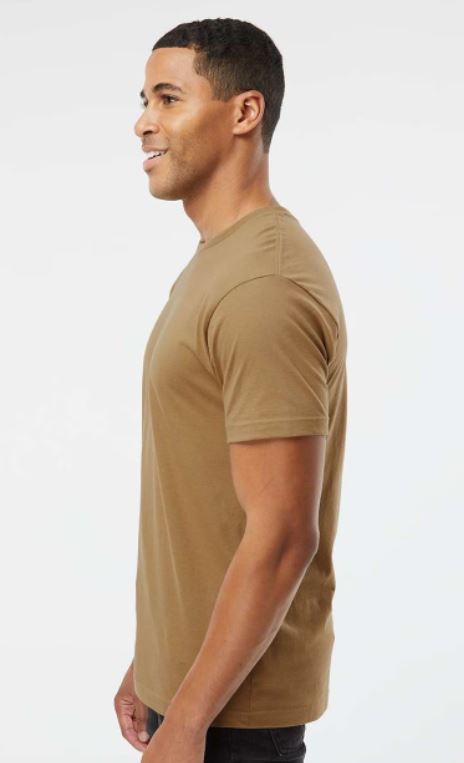 Unisex Fine Jersey T-Shirt - Coyote Brown
