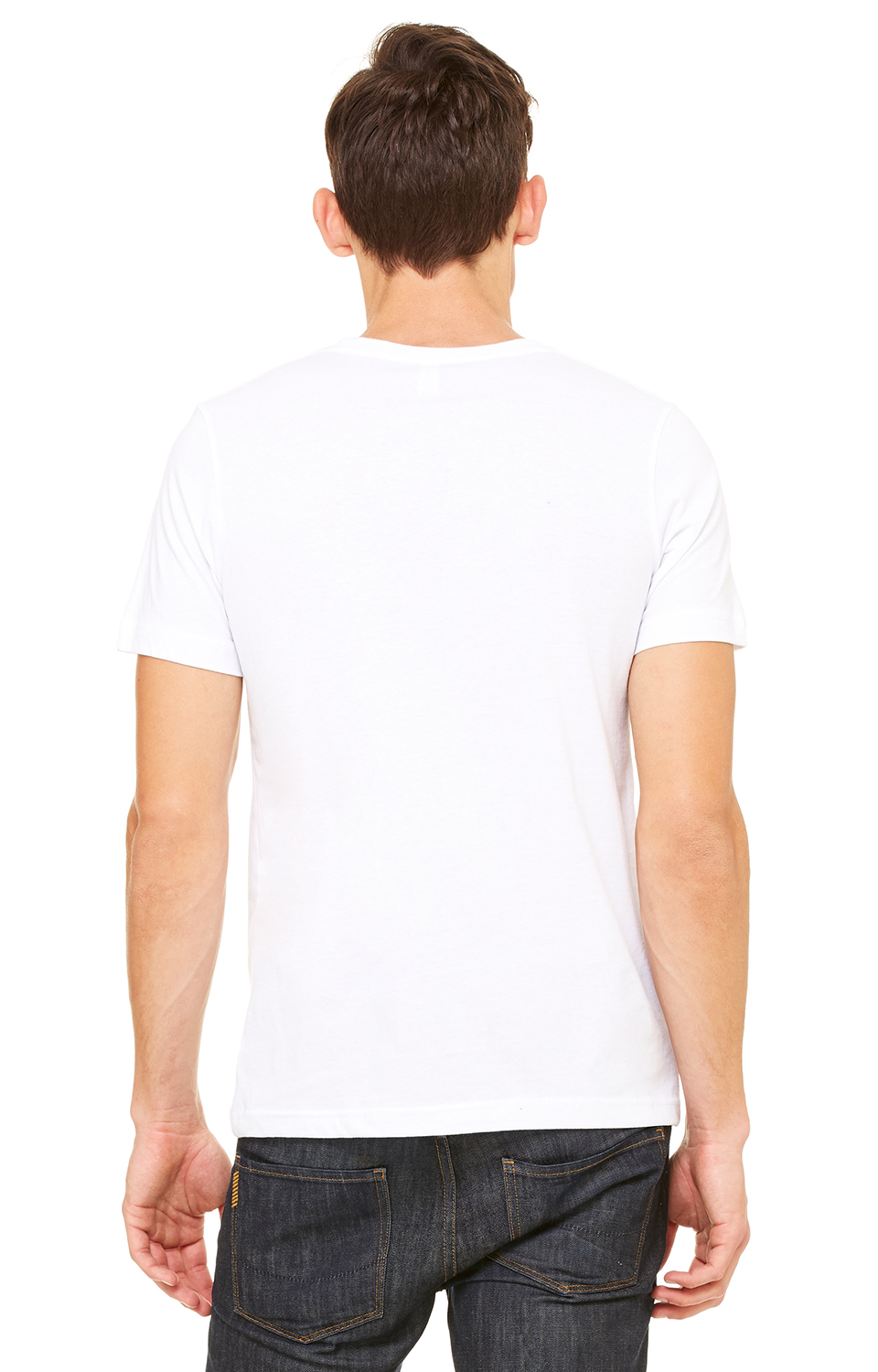 Men's Jersey Short-Sleeve Pocket T-Shirt - White / Heather Athletic