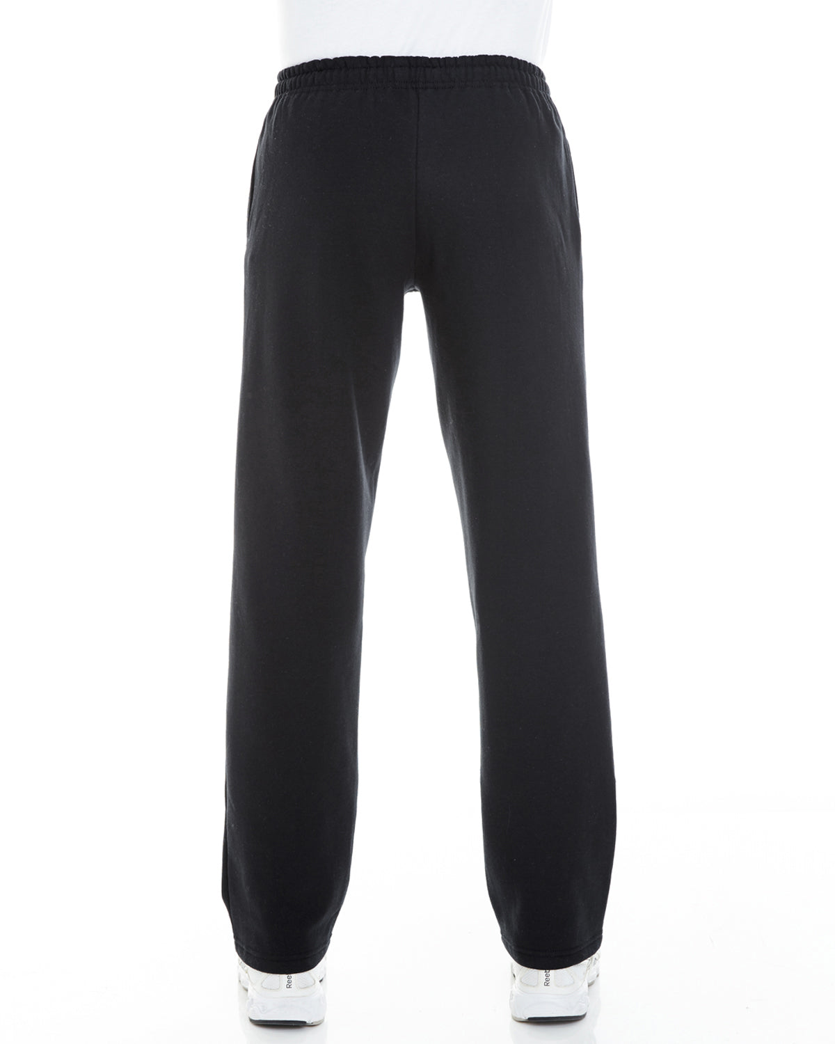 Unisex Heavy Blend™ Open-Bottom Sweatpants with Pockets - Black