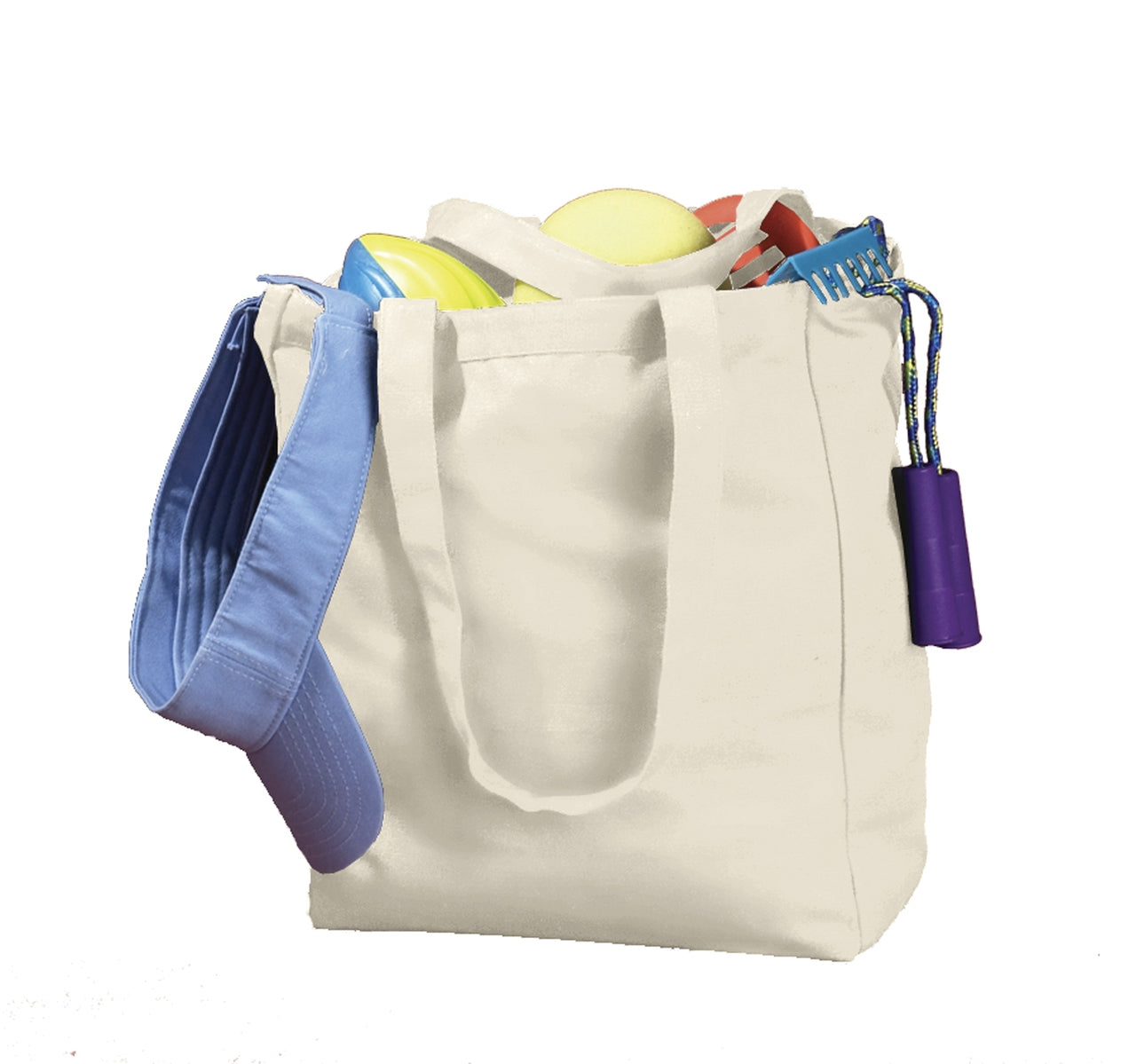 Canvas Book Tote - Natural