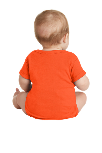 Infant Baby Rib Bodysuit - Orange