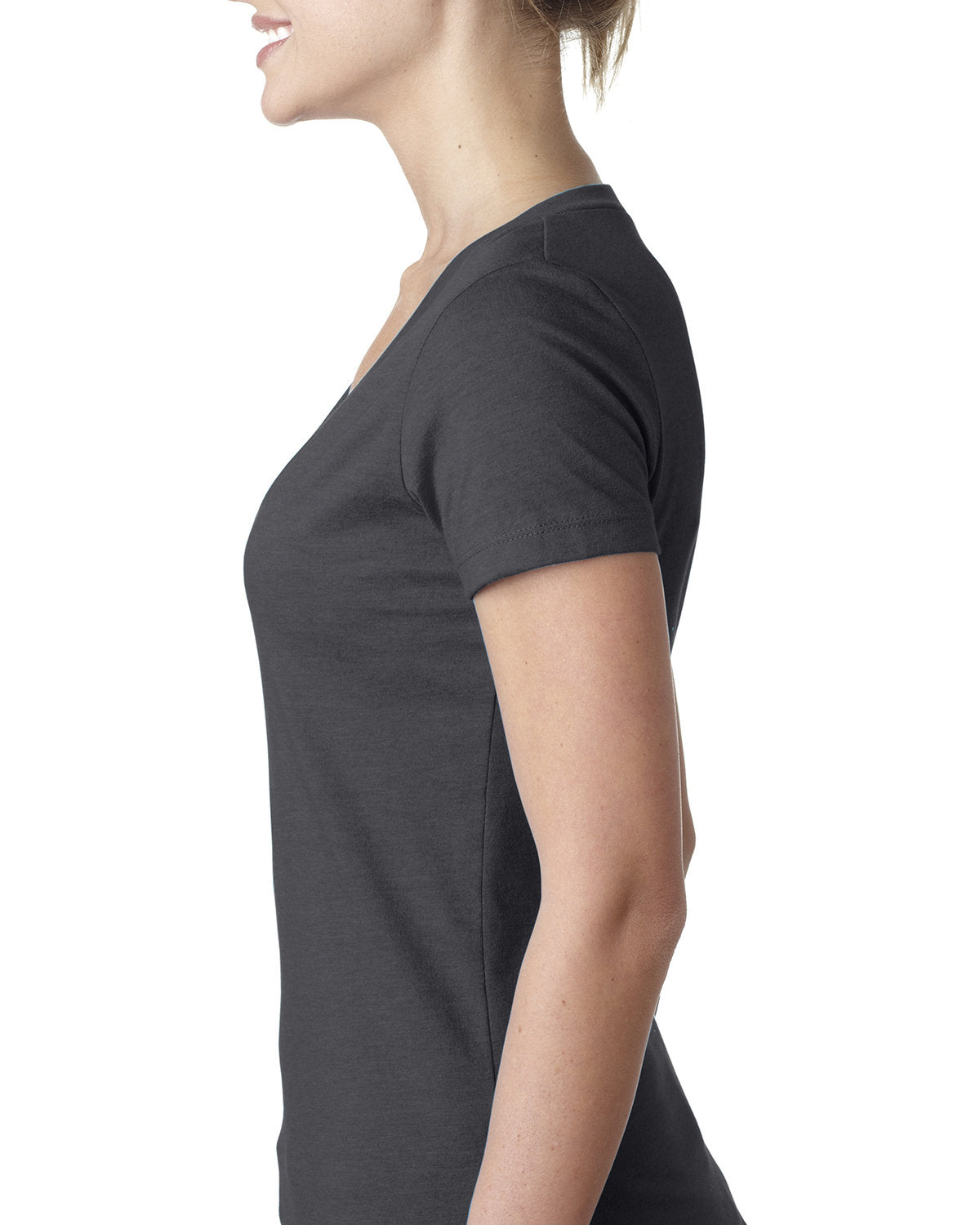 Women's CVC Deep V - Charcoal