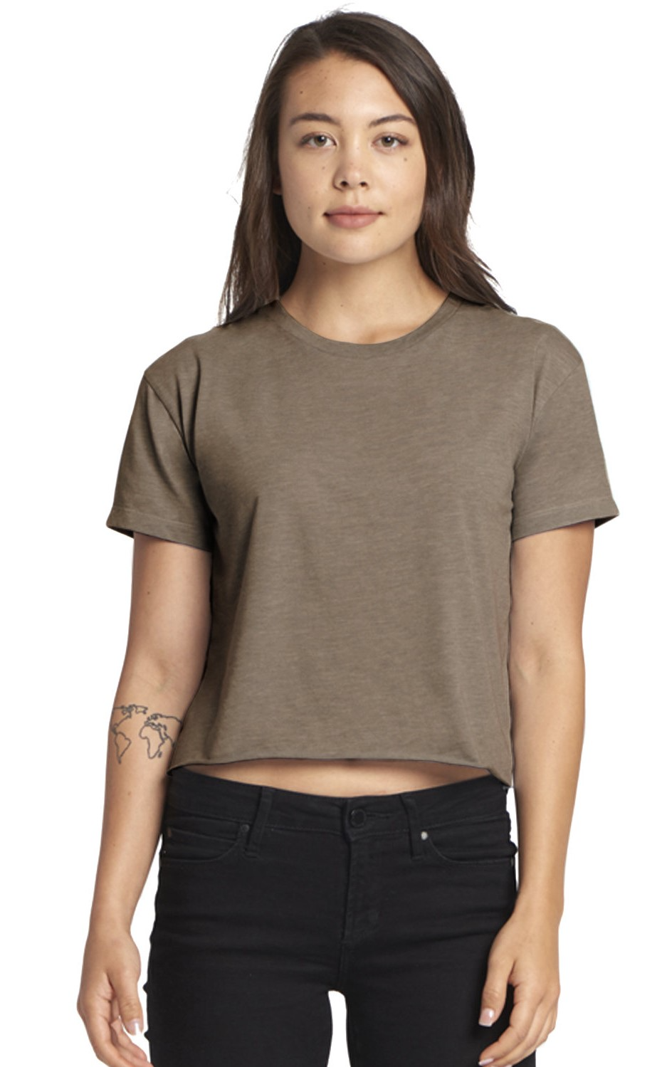 Women's Festival Cali Crop T-Shirt - Ash