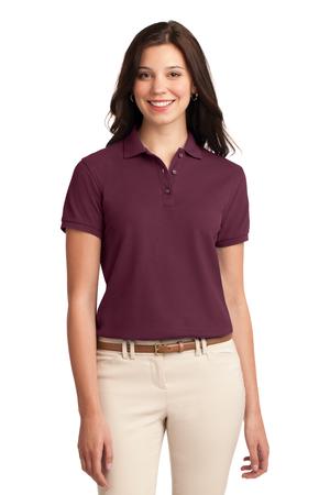 Women's Silk Touch Polo - Burgundy