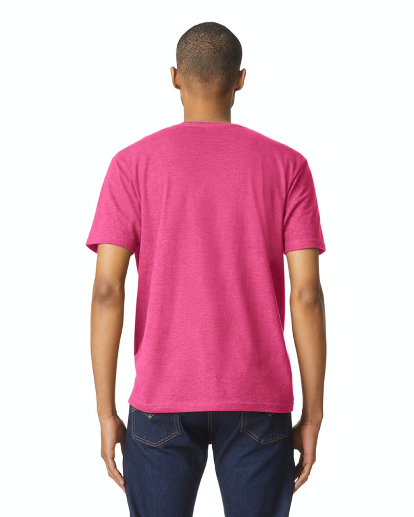 Unisex Softstyle CVC T-Shirt - Pink Lemonade Mist
