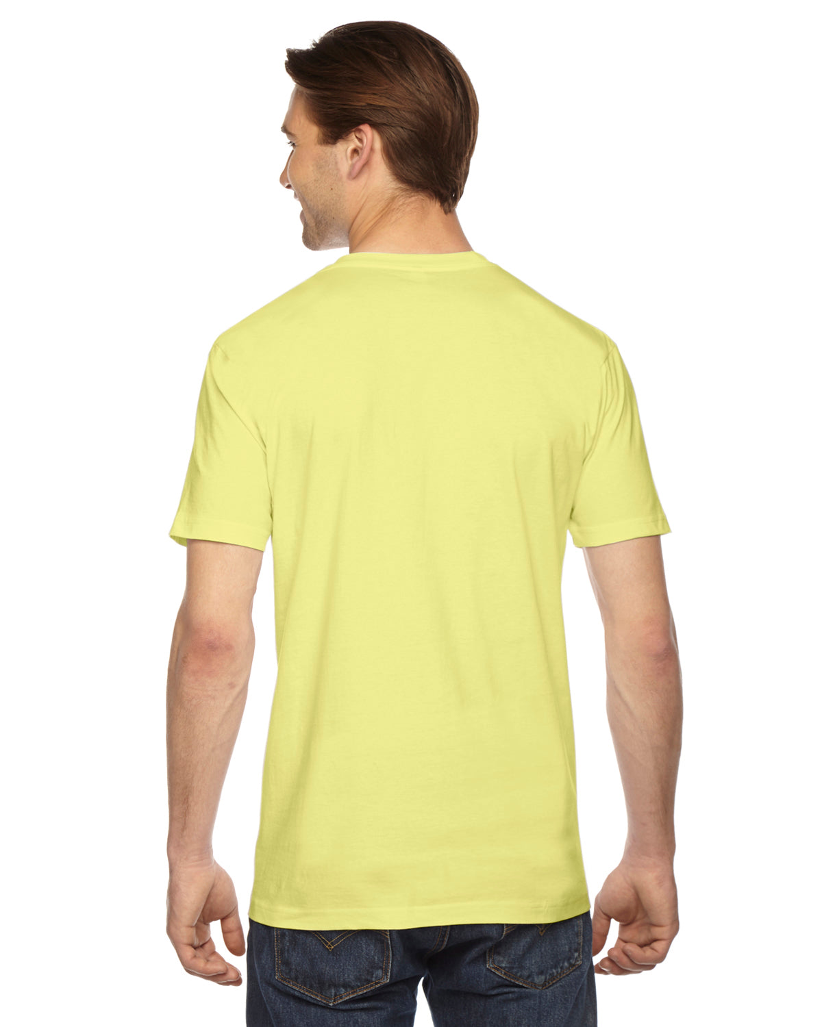Unisex Fine Jersey Short-Sleeve T-Shirt - Lemon