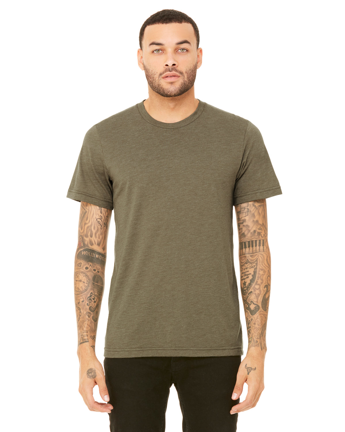 Unisex Triblend T-Shirt - Olive Triblend