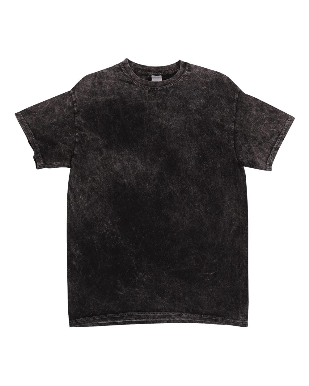 Unisex Multi-Color Spiral Short Sleeve T-Shirt - Black