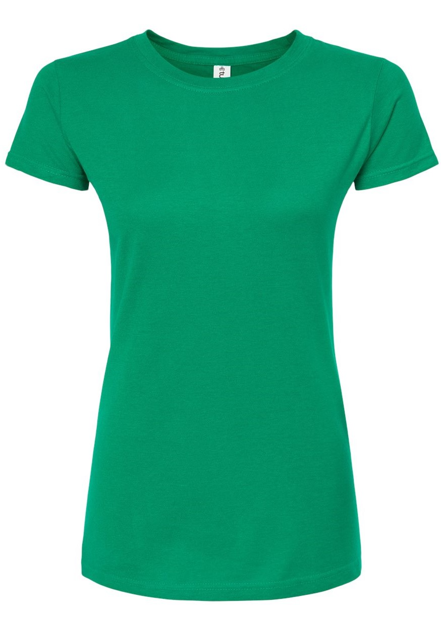 Women's Slim Fit Fine Jersey Tee - Kelly