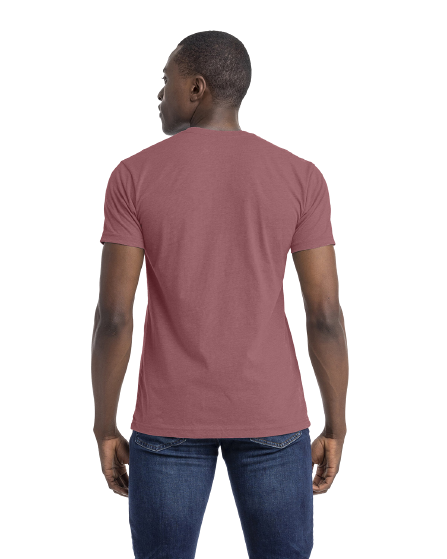 Unisex CVC Crewneck T-Shirt - Heather Mauve