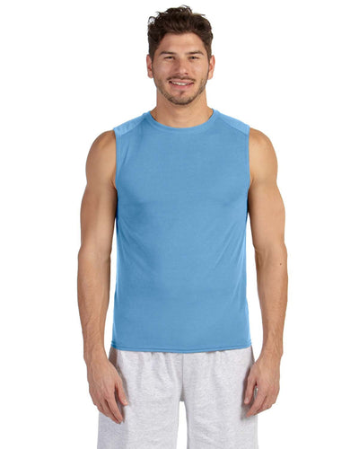 Unisex Performance® Sleeveless T-Shirt - Carolina Blue