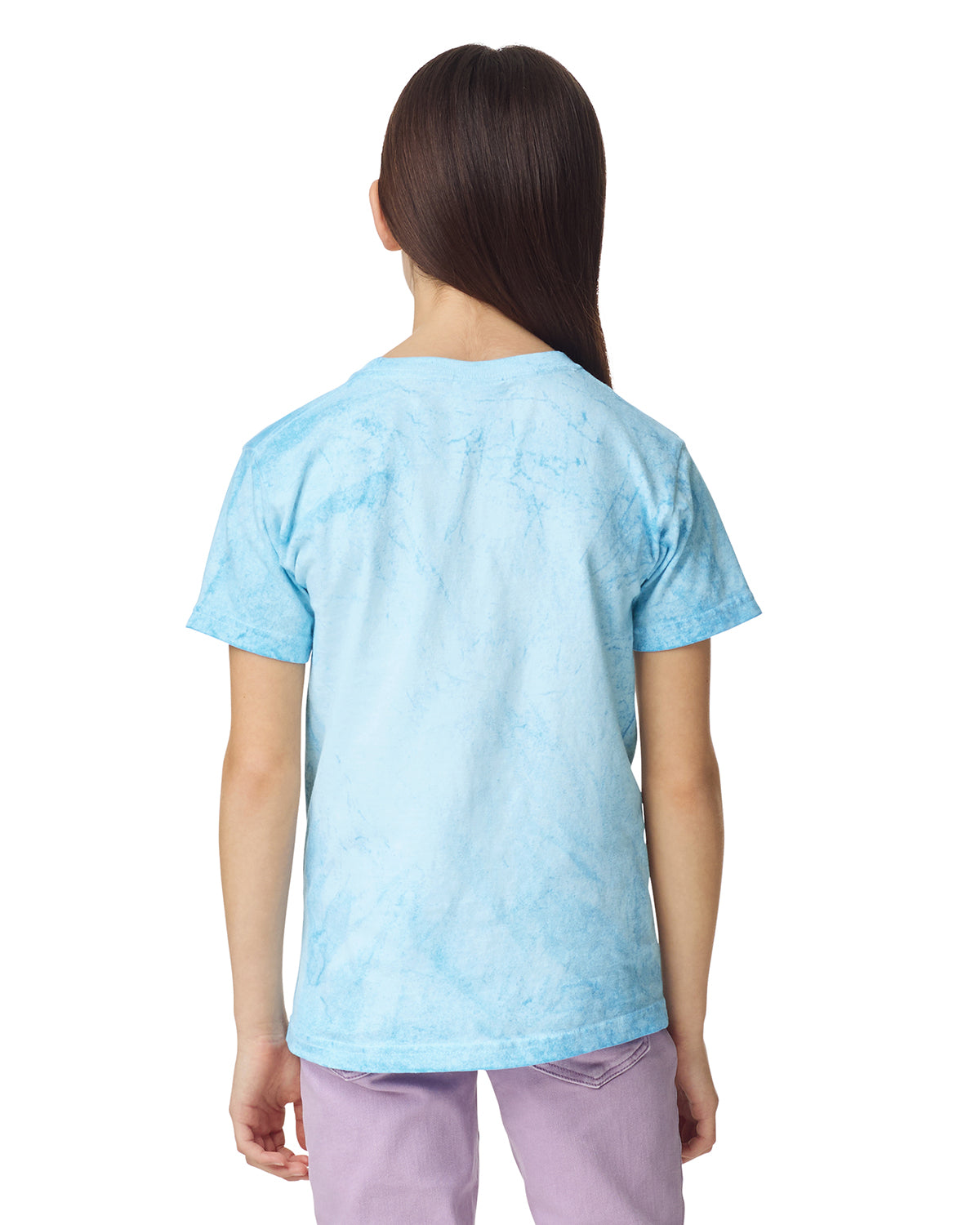 Colorblast Youth Heavyweight T-Shirt - Fiji Blue