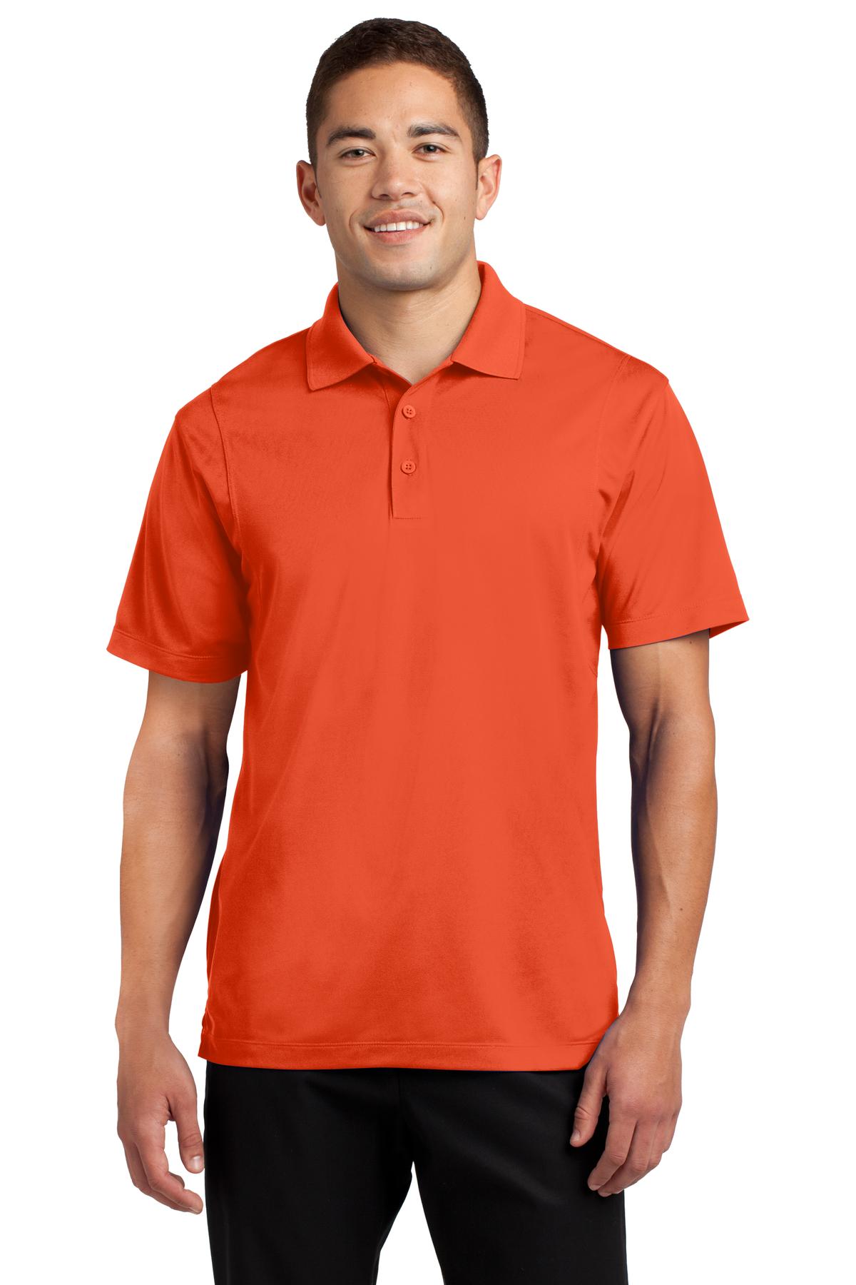 Men's Micropique Sport-Wick Polo - Deep Orange