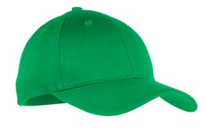 Youth Six-Panel Twill Cap - Kelly Green