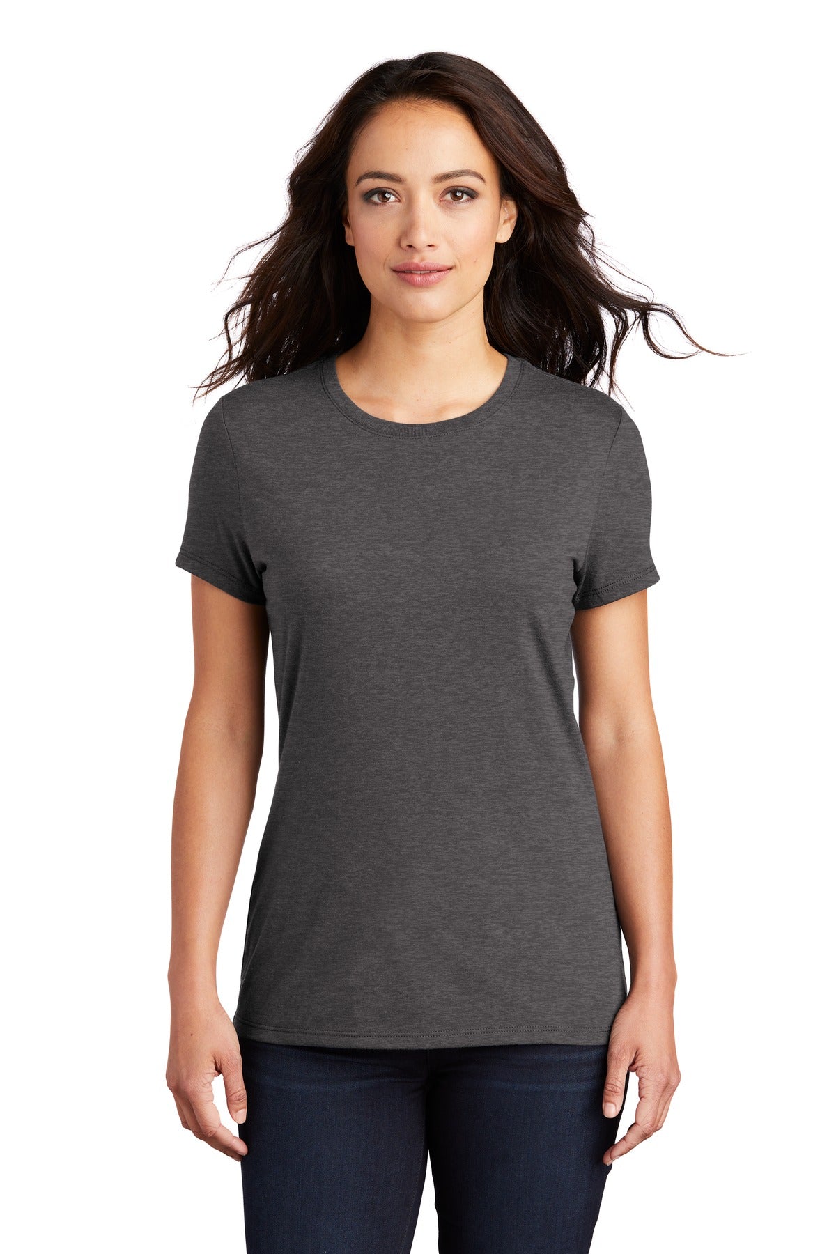 Women's Perfect Tri Tee - Heather Charcoal