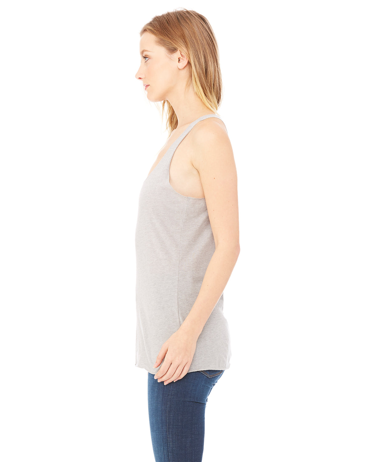 Women's Triblend Racerback Tank - Athletic Gray Triblend