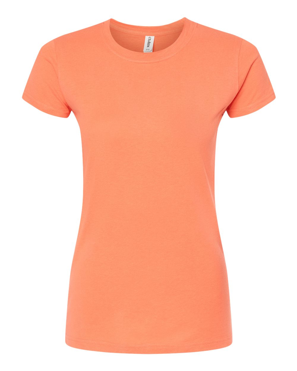 Women's Slim Fit Fine Jersey Tee - Coral