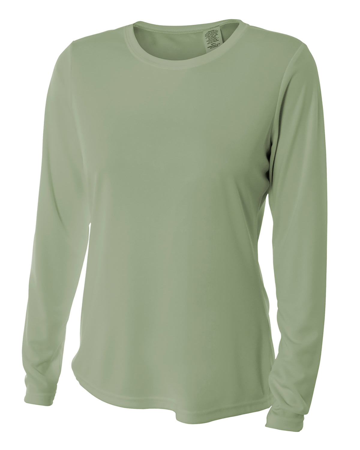 Women's Long Sleeve Cooling Performance Crew Shirt - Olive